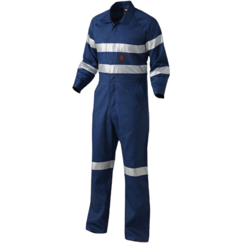WORKWEAR, SAFETY & CORPORATE CLOTHING SPECIALISTS Originals - Hi-Vis Summerweight Drill Reflect Overall - 'Hoop'