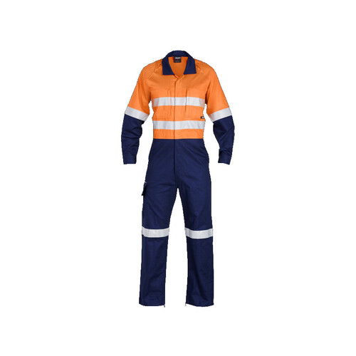 WORKWEAR, SAFETY & CORPORATE CLOTHING SPECIALISTS Workcool - Workcool 2 Reflective Spliced Combination Overall - 'Hoop' Pattern