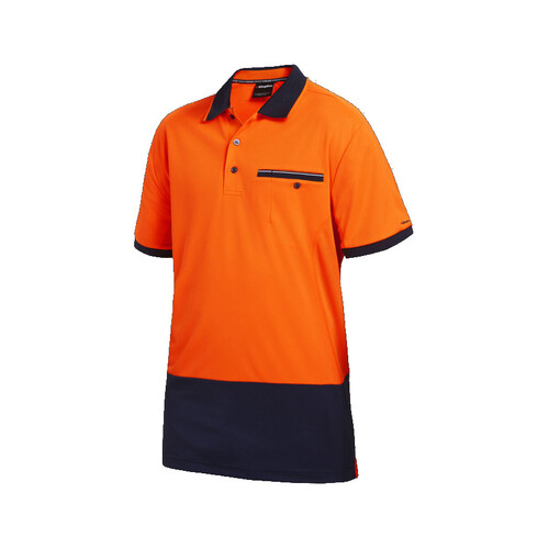 WORKWEAR, SAFETY & CORPORATE CLOTHING SPECIALISTS Workcool - Hyperfreeze Hi Vis Polo S/S