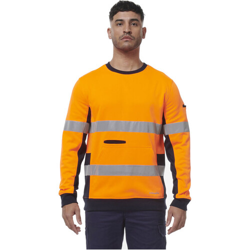 WORKWEAR, SAFETY & CORPORATE CLOTHING SPECIALISTS REFLECTIVE CREW NECK FLEECE