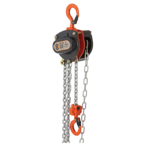 WORKWEAR, SAFETY & CORPORATE CLOTHING SPECIALISTS - LINQ CHAIN BLOCK ELITE 0.5 TONNE CAPACITY 3M LONG INDUSTRIAL