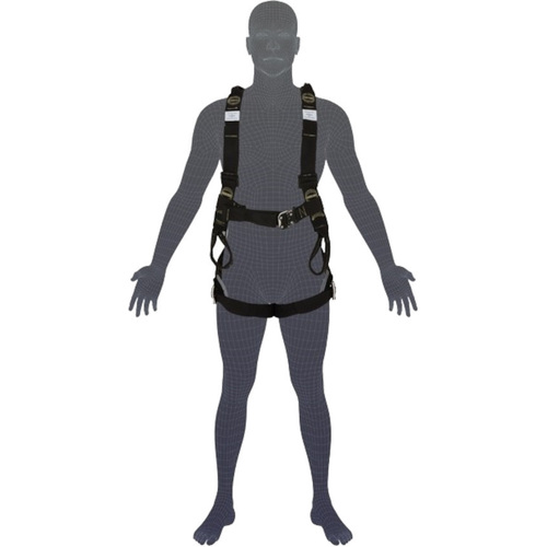 WORKWEAR, SAFETY & CORPORATE CLOTHING SPECIALISTS - LINQ ESSENTIAL HOT WORKS HARNESS WITH QUICK RELEASE BUCKLE & KEVLAR WEBBING (M-L)