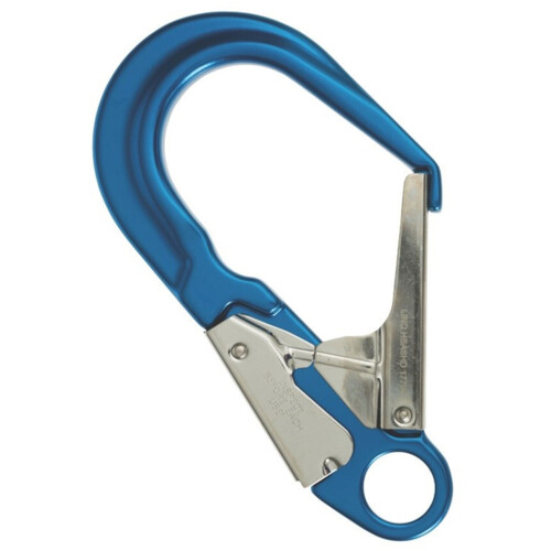 WORKWEAR, SAFETY & CORPORATE CLOTHING SPECIALISTS - LINQ Double Action Scaff Hook 60Mm Opening Aluminium