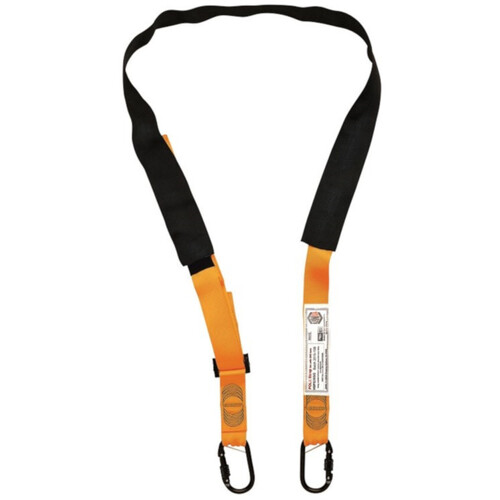 WORKWEAR, SAFETY & CORPORATE CLOTHING SPECIALISTS - LINQ Pole Strap 2M Double Action Karabiner