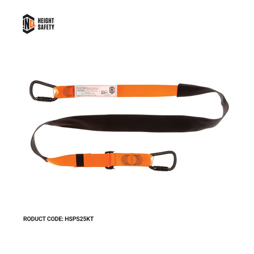 WORKWEAR, SAFETY & CORPORATE CLOTHING SPECIALISTS - POLE STRAP 2.5M SNAP HOOK