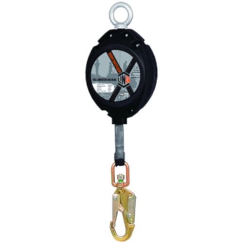 WORKWEAR, SAFETY & CORPORATE CLOTHING SPECIALISTS - LINQ Self Retractable LOQ-BLOQ Webbing Lanyard 6M