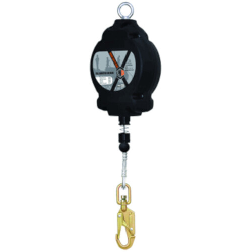 WORKWEAR, SAFETY & CORPORATE CLOTHING SPECIALISTS - LINQ Self Retractable LOQ-BLOQ Wire Rope Range 140Kg 15M