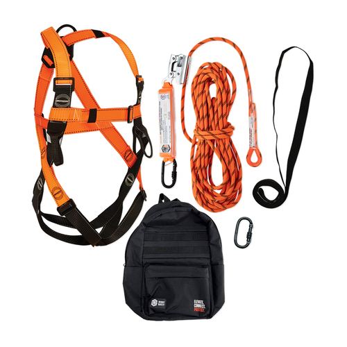 WORKWEAR, SAFETY & CORPORATE CLOTHING SPECIALISTS LINQ ROOF WORKERS KIT, BASIC IN PREMIUM BACKPACK