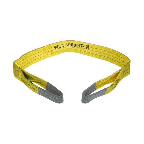 WORKWEAR, SAFETY & CORPORATE CLOTHING SPECIALISTS - SLING FLAT 8:1 WLL  POLYESTER 3T 1.0M