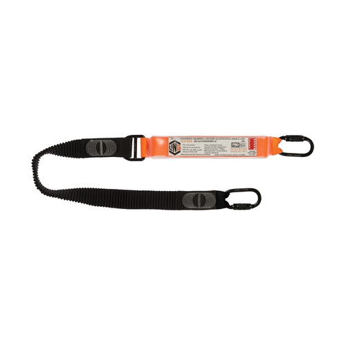 WORKWEAR, SAFETY & CORPORATE CLOTHING SPECIALISTS LINQ Elite Single Leg Elasticated Lanyard  with Hardware KD X2