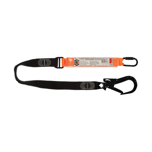 WORKWEAR, SAFETY & CORPORATE CLOTHING SPECIALISTS LINQ Elite Single Leg Elasticated Lanyard with Hardware KD & ST