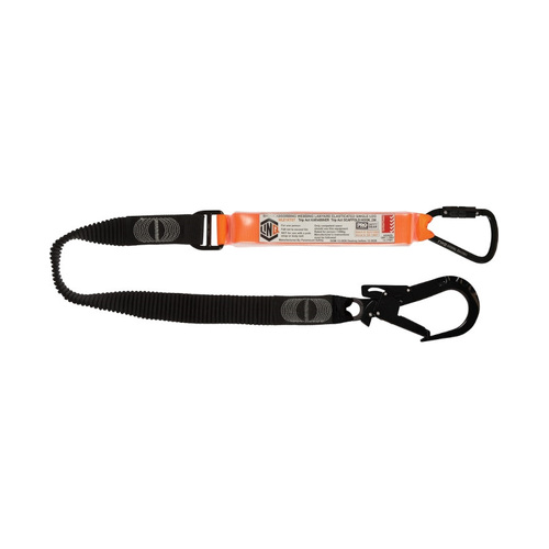 WORKWEAR, SAFETY & CORPORATE CLOTHING SPECIALISTS - LINQ Elite Single Leg Elasticated Lanyard with Hardware KT & ST