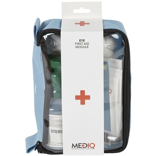 WORKWEAR, SAFETY & CORPORATE CLOTHING SPECIALISTS - MEDIQ INCIDENT READY FIRST AID MODULE EYE IN BLUE SOFTPACK