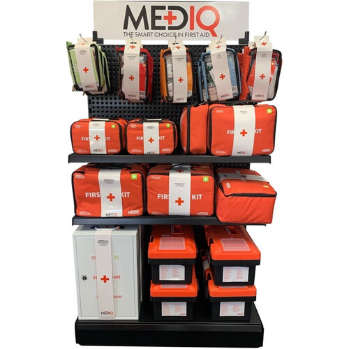 WORKWEAR, SAFETY & CORPORATE CLOTHING SPECIALISTS - MEDIQ CORE PRODUCT RETAIL STAND