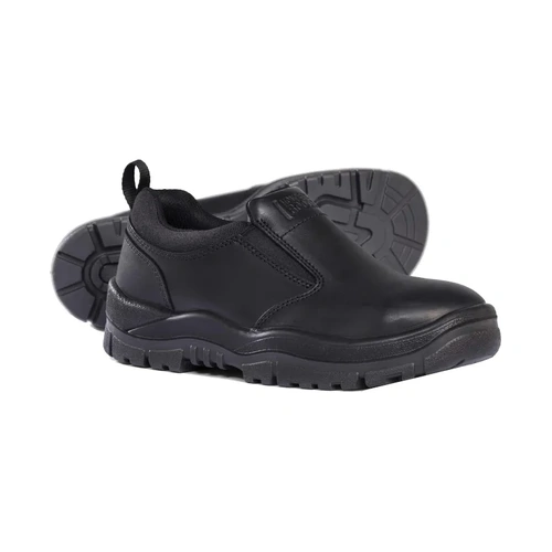 WORKWEAR, SAFETY & CORPORATE CLOTHING SPECIALISTS Black Non-Safety Slip-on Shoe
