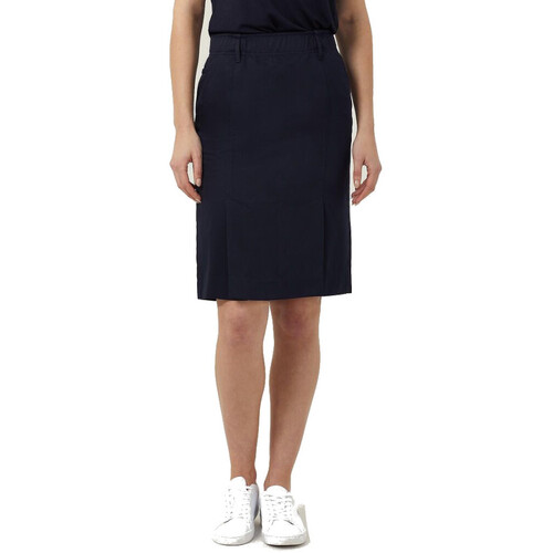 WORKWEAR, SAFETY & CORPORATE CLOTHING SPECIALISTS - NNT - P/V GABERDINE FLEX WAIST BOX PLEAT SKIRT