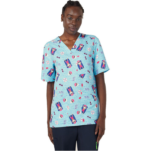 WORKWEAR, SAFETY & CORPORATE CLOTHING SPECIALISTS - DISCONTINUED - SANTA POOL SCRUB TOP - Unisex