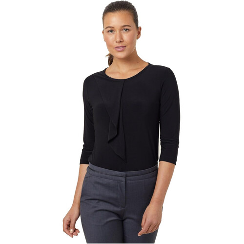 WORKWEAR, SAFETY & CORPORATE CLOTHING SPECIALISTS - Everyday - 3/4 ROUND NECK T-TOP LADIES