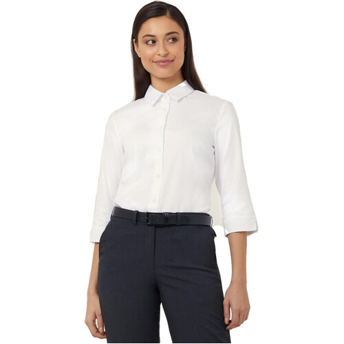 WORKWEAR, SAFETY & CORPORATE CLOTHING SPECIALISTS - NNT - STRETCH TWILL 3/4 SLEEVE SHIRT