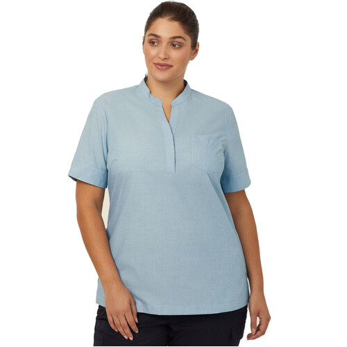 WORKWEAR, SAFETY & CORPORATE CLOTHING SPECIALISTS - NNT - TEXTURED SHORT SLEEVE TUNIC