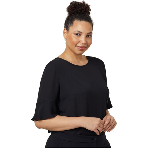 WORKWEAR, SAFETY & CORPORATE CLOTHING SPECIALISTS - FLUTED SLEEVE TOP