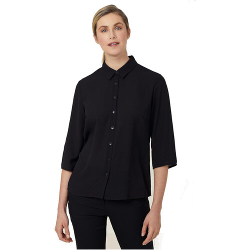 WORKWEAR, SAFETY & CORPORATE CLOTHING SPECIALISTS 3/4 SLEEVE PLEAT SHT