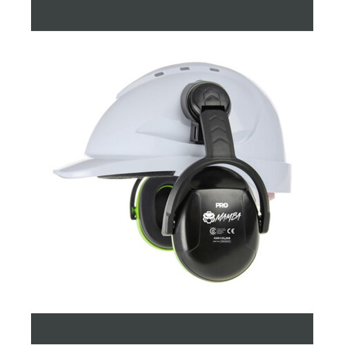 WORKWEAR, SAFETY & CORPORATE CLOTHING SPECIALISTS MAMBA SLIMLINE PRO SERIES CAP MOUNTED EARMUFF