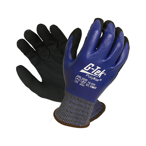 WORKWEAR, SAFETY & CORPORATE CLOTHING SPECIALISTS - G-TEK POLYKOR X7 DUAL COAT 18 GAUGE NITRILE