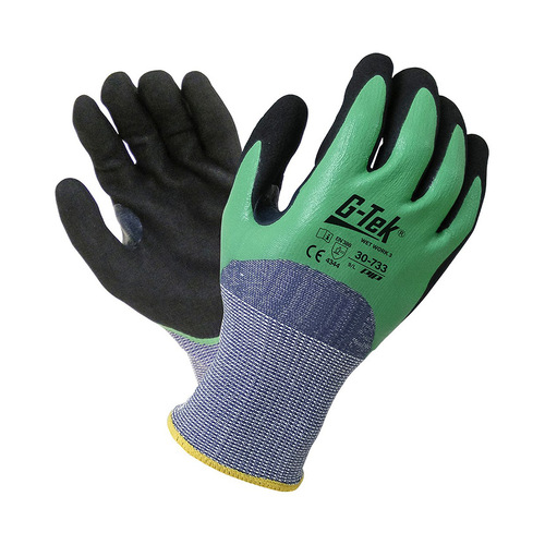 WORKWEAR, SAFETY & CORPORATE CLOTHING SPECIALISTS G-TEK WET WORK 3 NITRILE COAT PVC 3/4 DIPPED