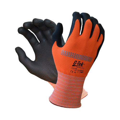 WORKWEAR, SAFETY & CORPORATE CLOTHING SPECIALISTS - G-TEK SUPERSKIN HI VIS SKIN ORANGE CONTOURING TECHNOLOGY