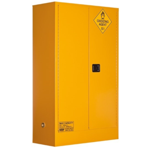 WORKWEAR, SAFETY & CORPORATE CLOTHING SPECIALISTS - PRATT OXIDIZING AGENT CABINET 250LTR. 2 DOOR, 3 SHELF