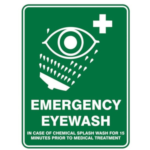 WORKWEAR, SAFETY & CORPORATE CLOTHING SPECIALISTS EMERGENCY EYEWASH PIC (PS3CM) 450 X 300  METAL