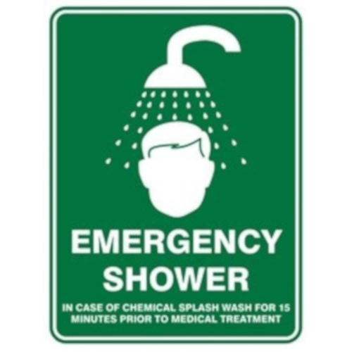 WORKWEAR, SAFETY & CORPORATE CLOTHING SPECIALISTS EMERGENCY SHOWER PIC (PS2CM) 450 X 300  METAL