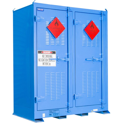 WORKWEAR, SAFETY & CORPORATE CLOTHING SPECIALISTS - PRATT OUTDOOR DANGEROUS GOODS STORAGE CABINET - 450L