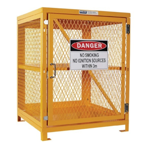 WORKWEAR, SAFETY & CORPORATE CLOTHING SPECIALISTS - PRATT AEROSOL CAGE 2 STORAGE LEVELS UP TO 200 CANS. FLAT PACKED