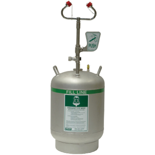 WORKWEAR, SAFETY & CORPORATE CLOTHING SPECIALISTS - PRATT PORTABLE PRESSURISED TWIN EYE WASH. 45LTR UNIT