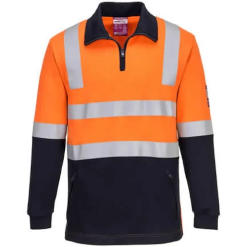 WORKWEAR, SAFETY & CORPORATE CLOTHING SPECIALISTS Flame Resistant Hi-Vis Brushed Fleece
