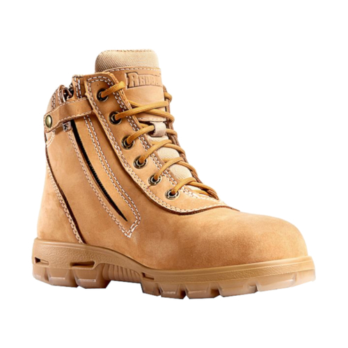 WORKWEAR, SAFETY & CORPORATE CLOTHING SPECIALISTS - Cobar Wheat Nubuck Zip Sided Non Safety Boot