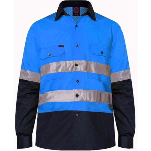 WORKWEAR, SAFETY & CORPORATE CLOTHING SPECIALISTS - Vent L/S Shirt 3M Tape