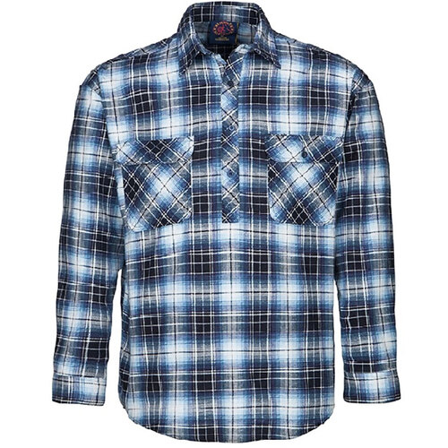 WORKWEAR, SAFETY & CORPORATE CLOTHING SPECIALISTS - Flannelette Shirt Men's Closed Front