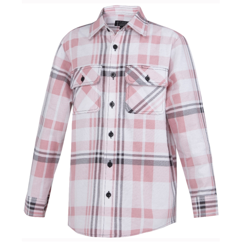 WORKWEAR, SAFETY & CORPORATE CLOTHING SPECIALISTS - Flannelette Shirt Children's Open Front