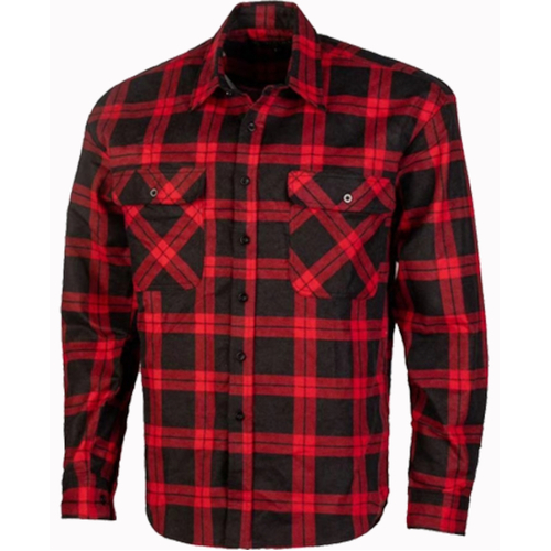 WORKWEAR, SAFETY & CORPORATE CLOTHING SPECIALISTS - Open Front Flannelette Shirt