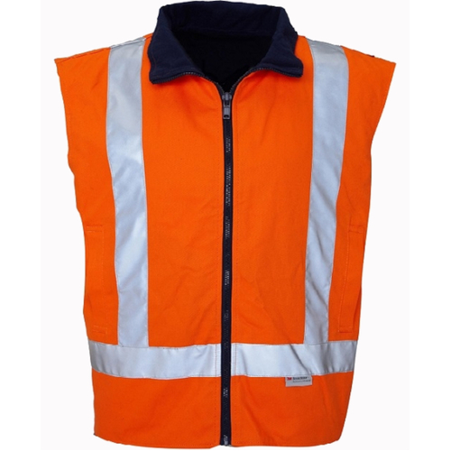 WORKWEAR, SAFETY & CORPORATE CLOTHING SPECIALISTS - Drill Reversible Vest with 3M 8910 Reflective Tape