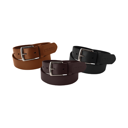 WORKWEAR, SAFETY & CORPORATE CLOTHING SPECIALISTS - Pilbara Leather "Workman" Belt - -