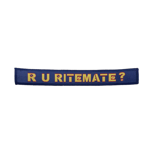 WORKWEAR, SAFETY & CORPORATE CLOTHING SPECIALISTS - RMRU Woven Badge - -