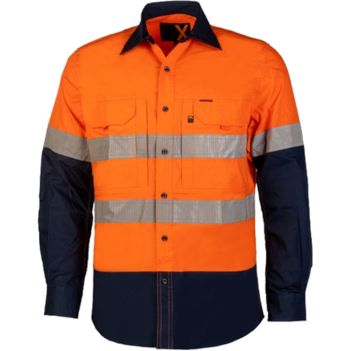 WORKWEAR, SAFETY & CORPORATE CLOTHING SPECIALISTS - RMX Flex Fit Utility Shirts, Two Tone, Reflective