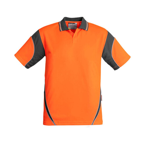 WORKWEAR, SAFETY & CORPORATE CLOTHING SPECIALISTS - Mens Hi Vis S/S Aztec Polo