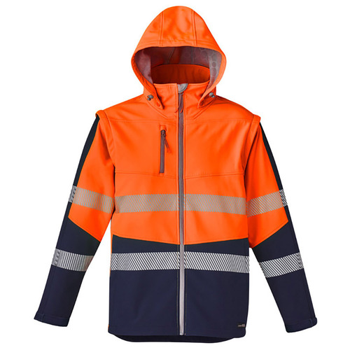 WORKWEAR, SAFETY & CORPORATE CLOTHING SPECIALISTS Unisex Streetworx 2 in 1 Stretch Softshell Taped Jacket
