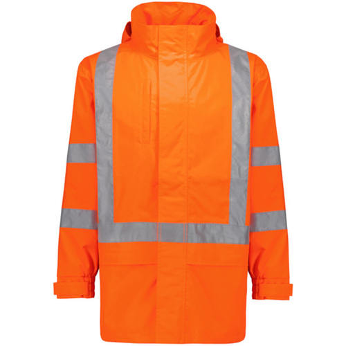 WORKWEAR, SAFETY & CORPORATE CLOTHING SPECIALISTS - Mens Hi Vis X Back Ultralite Waterproof Jacket