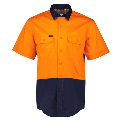 WORKWEAR, SAFETY & CORPORATE CLOTHING SPECIALISTS - Mens Hi Vis S/S Shirt